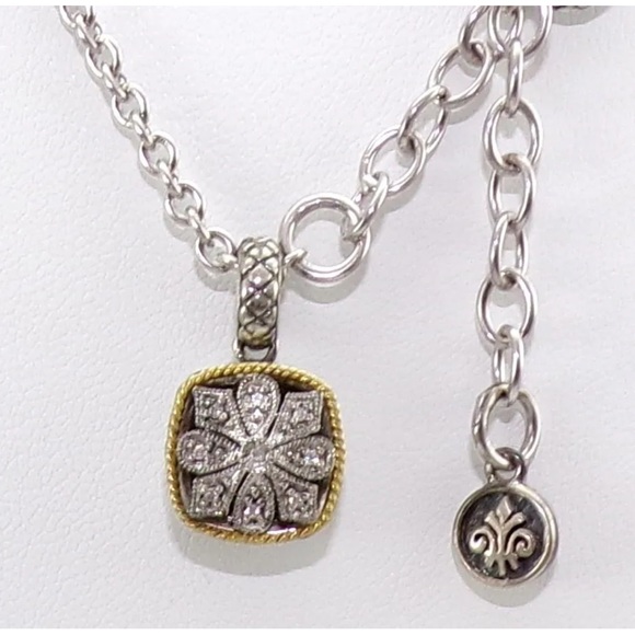 Andrea Candela Flower Pendant Necklace - Picture 2 of 4